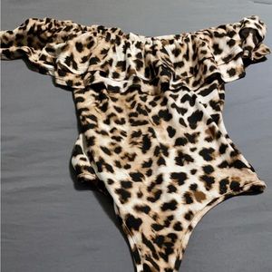 Cheetah print bodysuit